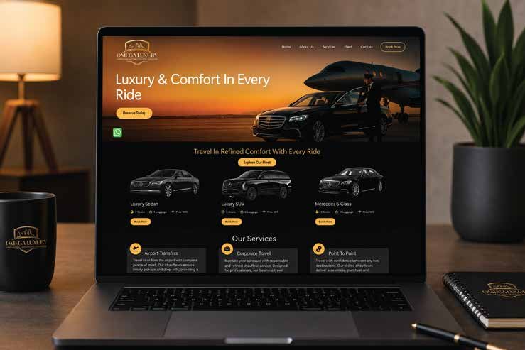 Luxury chauffeur website
